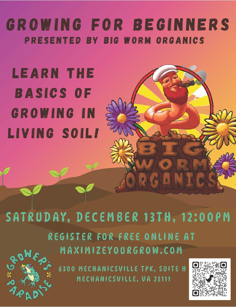 Growing in Soil - Beginners Class