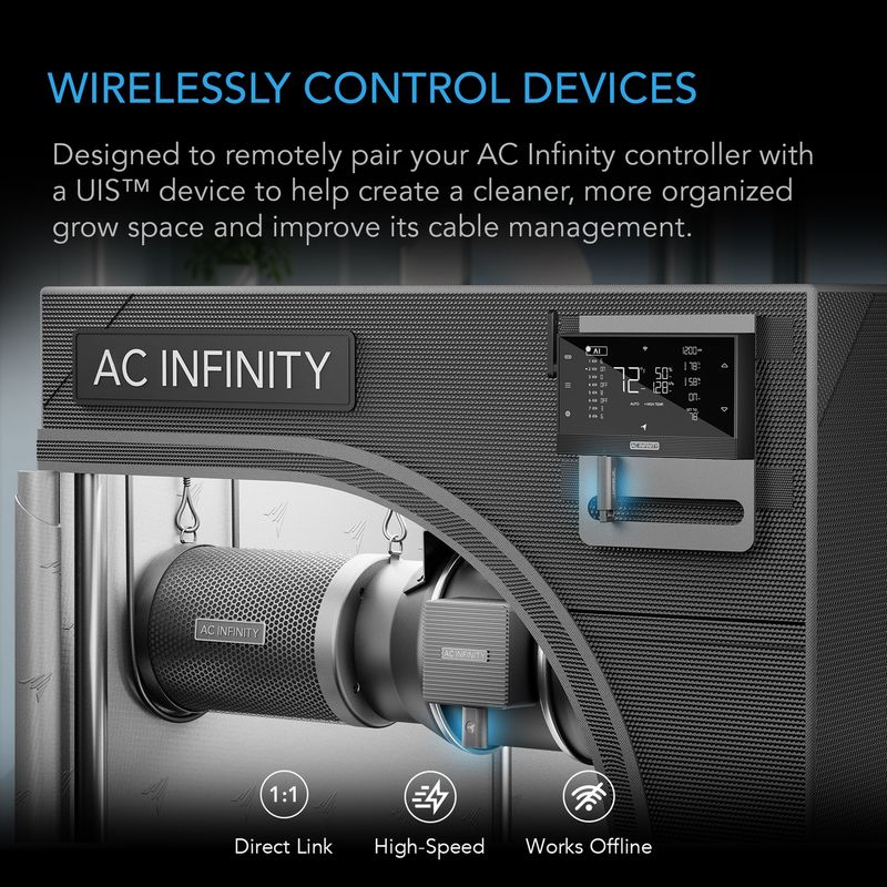 UIS 1-to-1 Transmitter &amp; Receiver, Wirelessly Connects UIS Devices and Controllers, 2-Pack