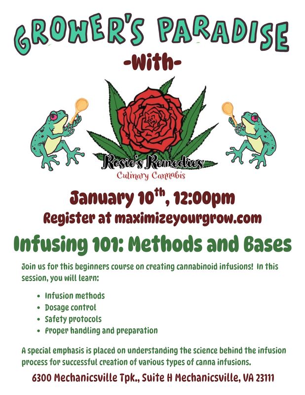 Infusing 101 with Rosie&#39;s Remedies