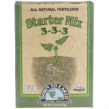 DTE STARTER MIX 3-3-3 W/MYCO 5LB *OMRI*