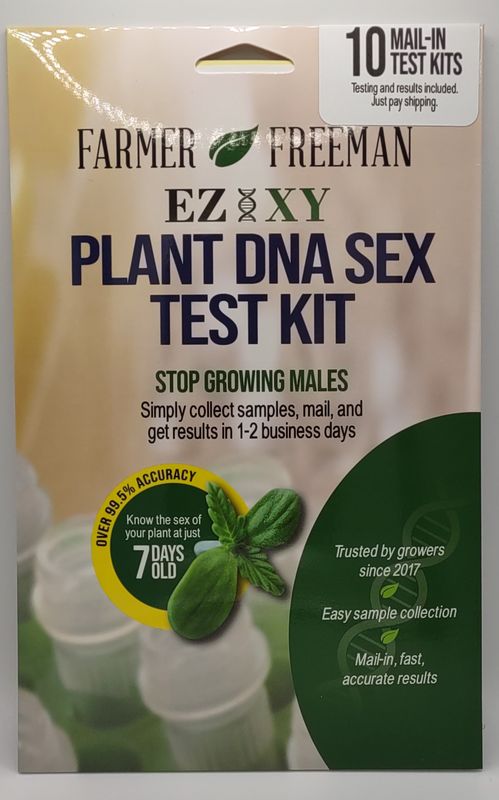 Farmer Freeman EZ-XY 10pk Plant DNA Sex Test Kit