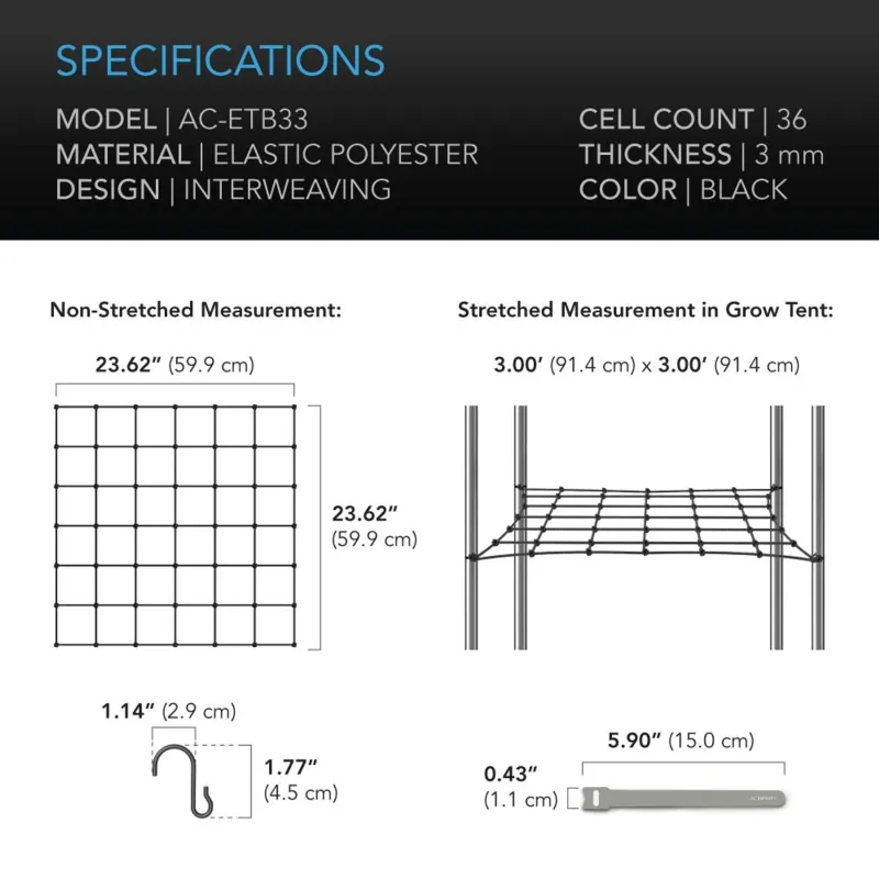AC Infinity  3x3 Trellis