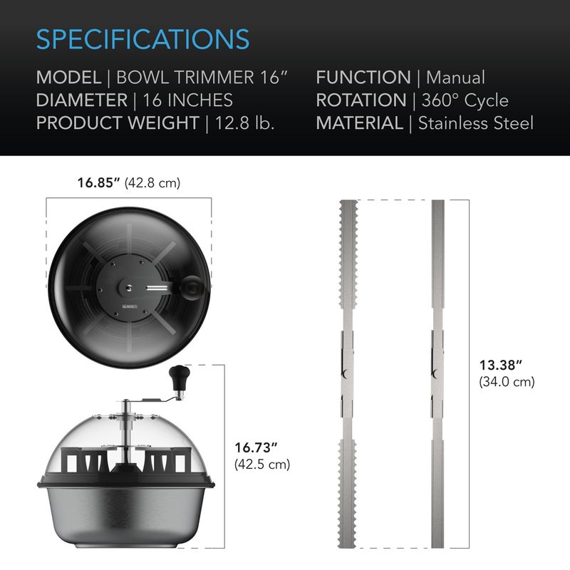 AC Infinity 16" Bud Bowl Trimmer