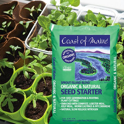 Coast of Maine Sprout Island Blend Seed Starter 16qt