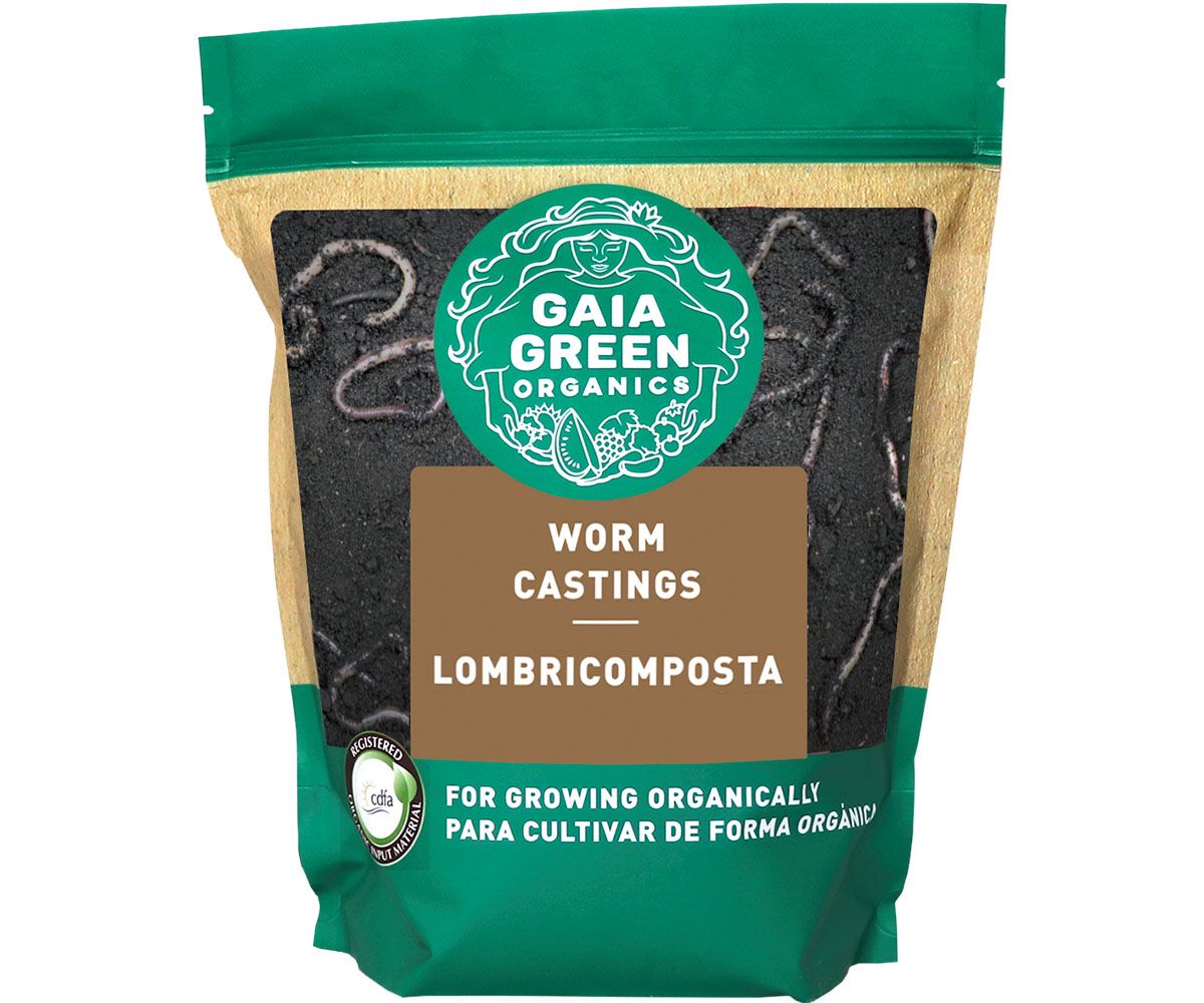 Gaia Green Organics Worm Castings, 2 L