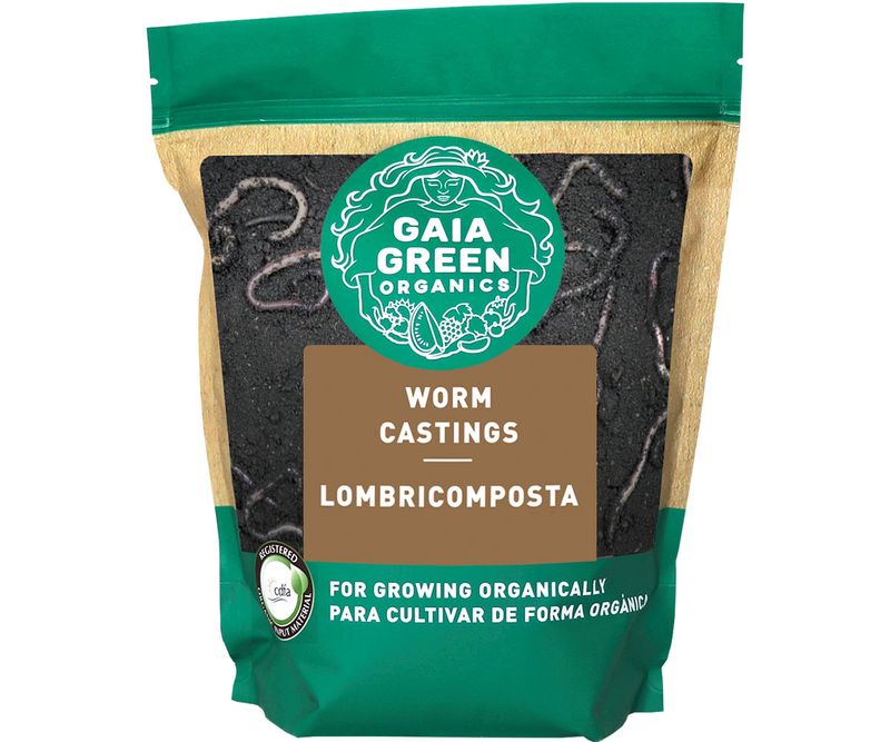 Gaia Green Organics Worm Castings, 2 L