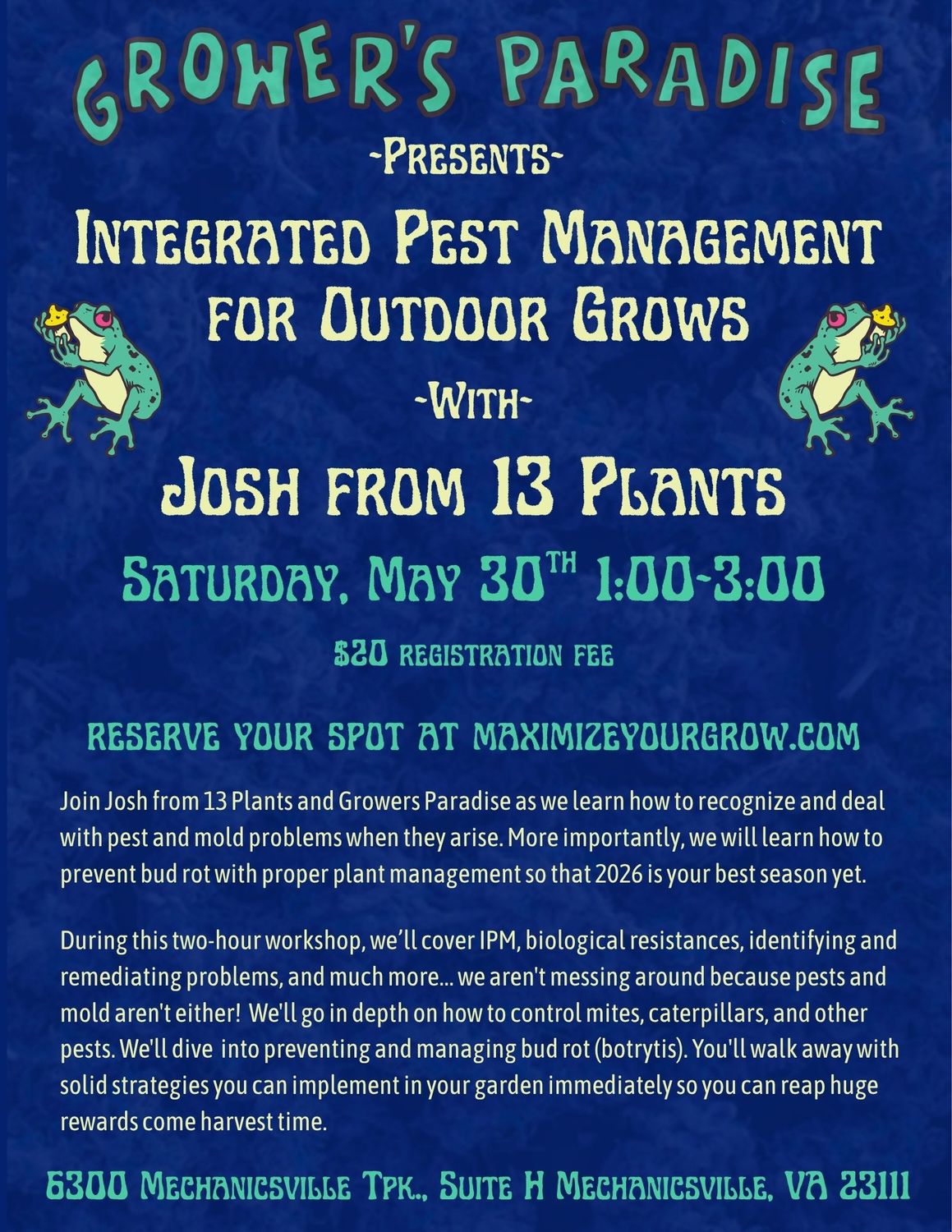 Integrated Pest Management for Outdoor Growing