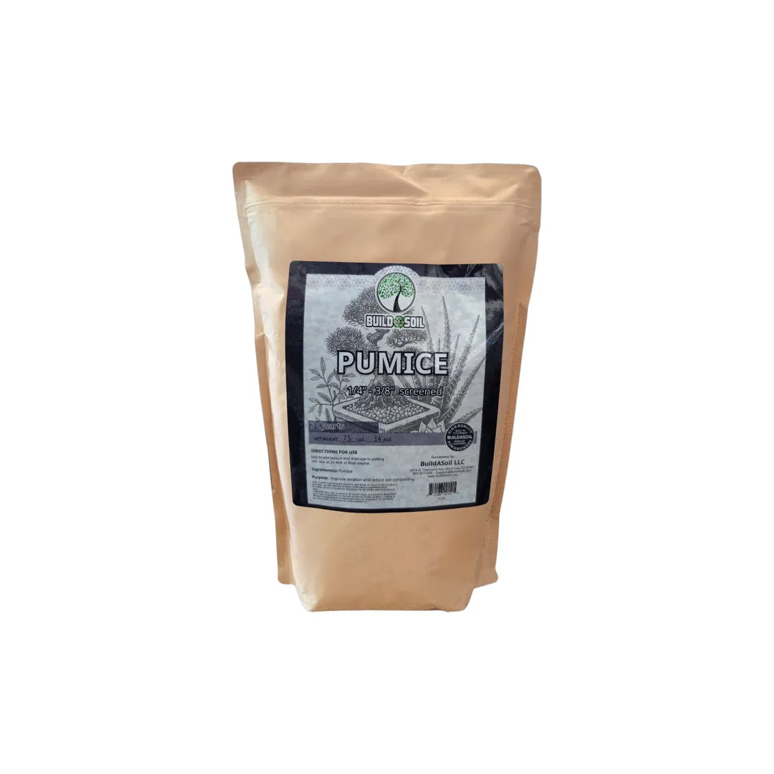Buildasoil Pumice - 7 Quart Bag