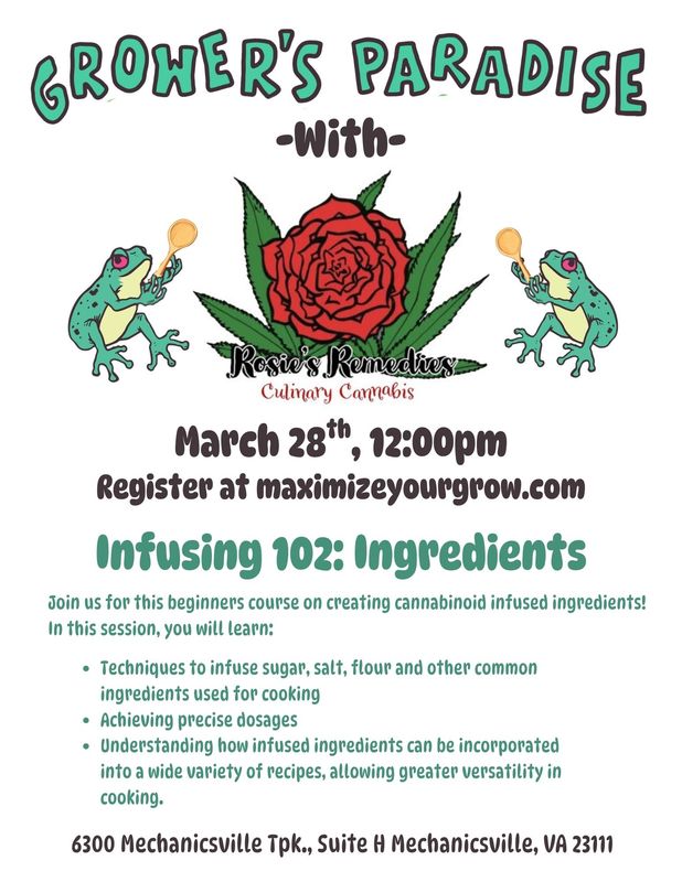 Infusing 102: Ingredients -  with Rosie's Remedies