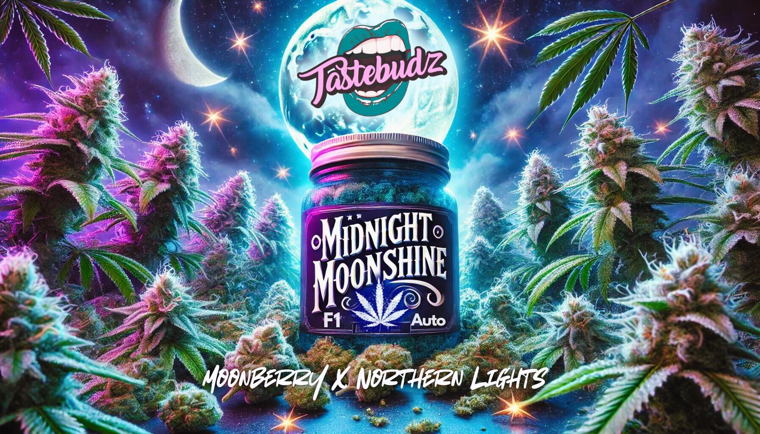 Tastebudz Midnight Moonshine Auto - Fem 5 Pack