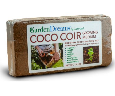 Luster Leaf Coco Coir Brick 1.4 Lbs