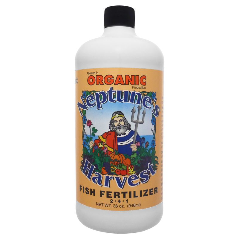Neptune's Harvest Hydrolyzed Fish Fertilizer Quart 2-4-1