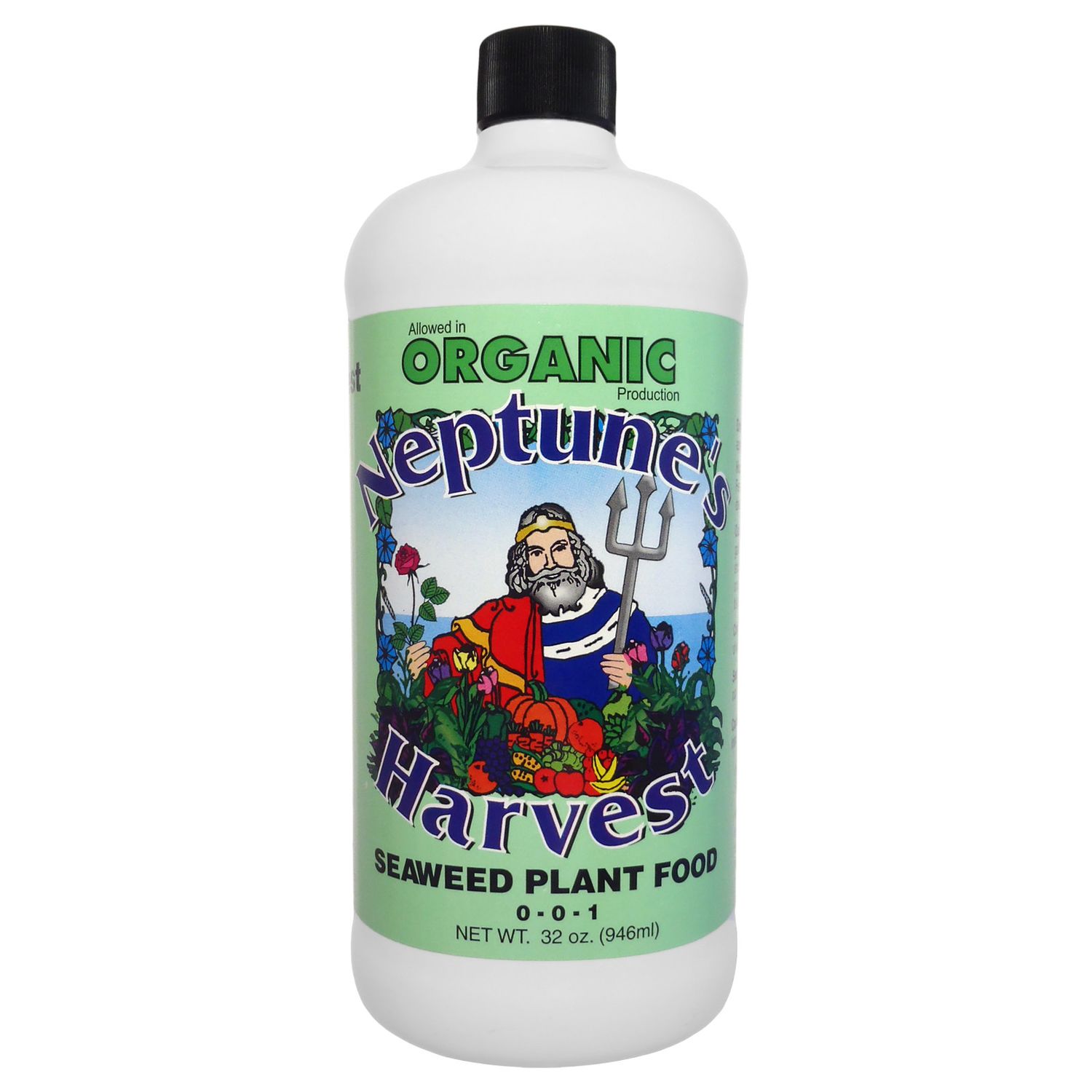 Neptune's Harvest Rose &amp; Flowering Fertilizer Quart 2-6-4