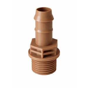 GROW1 1/2" MPT Male Thread Connector 17mm Adapter