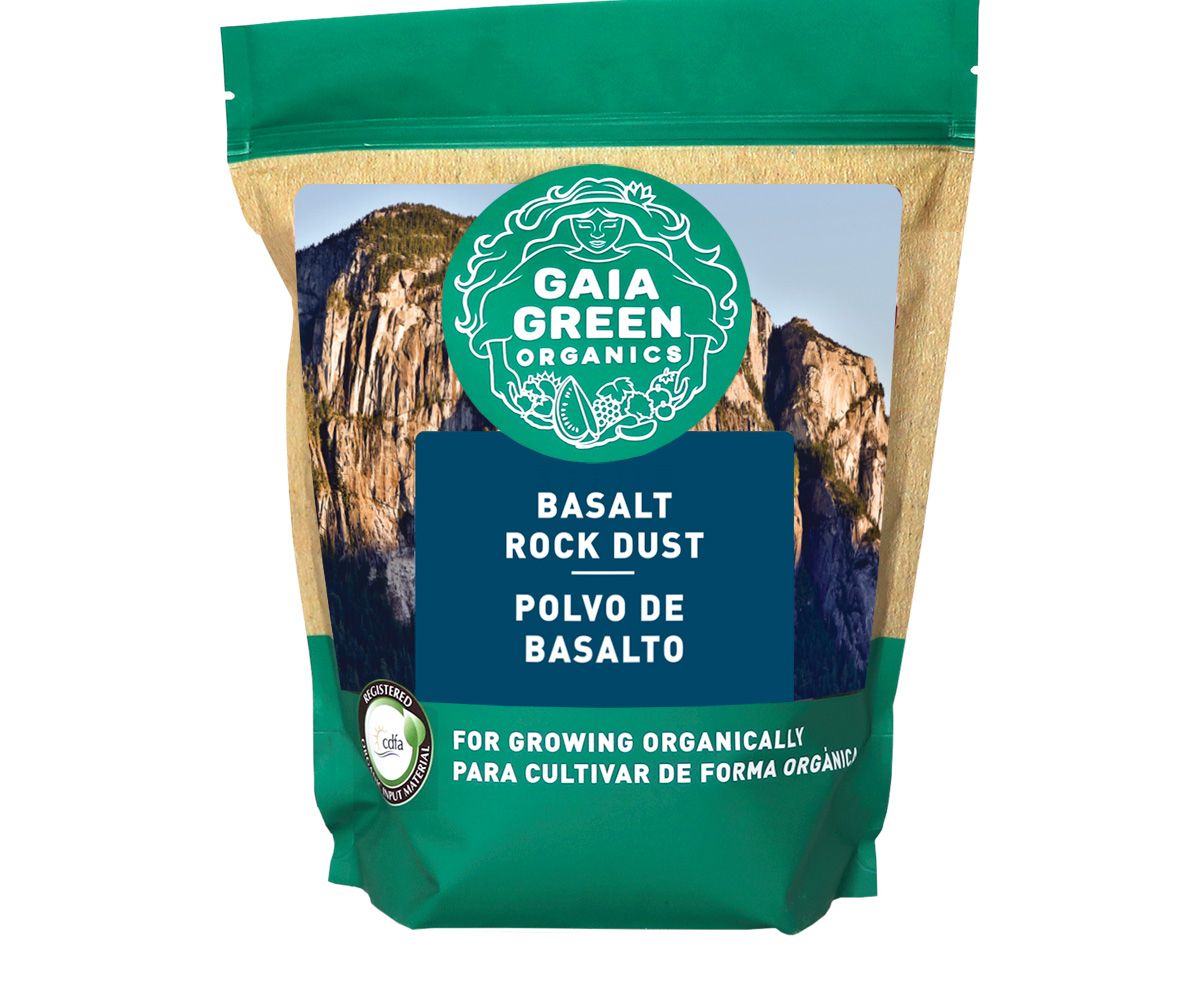 Gaia Green Organics Basalt Rock Dust, 2 kg Pouch