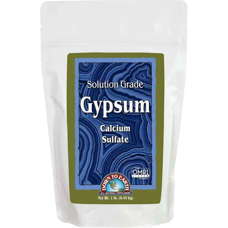 DTE Solution Grade Gypsum 1lb *OMRI*