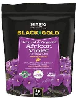 Black Gold® Natural &amp; Organic African Violet Potting Mix - 8qt