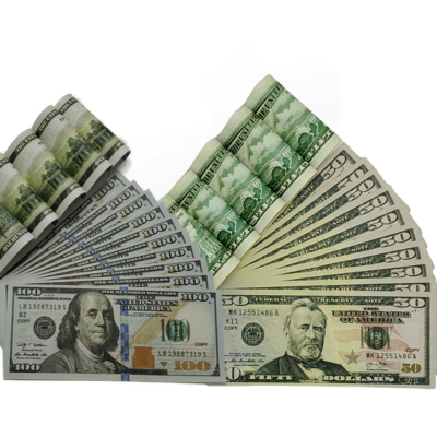 MIXED $100s and $50s | FAKE PROP MONEY / TOTAL 100 Pieces Assorted / Used for Pranks, Social Media Content, Video Projects, Movies