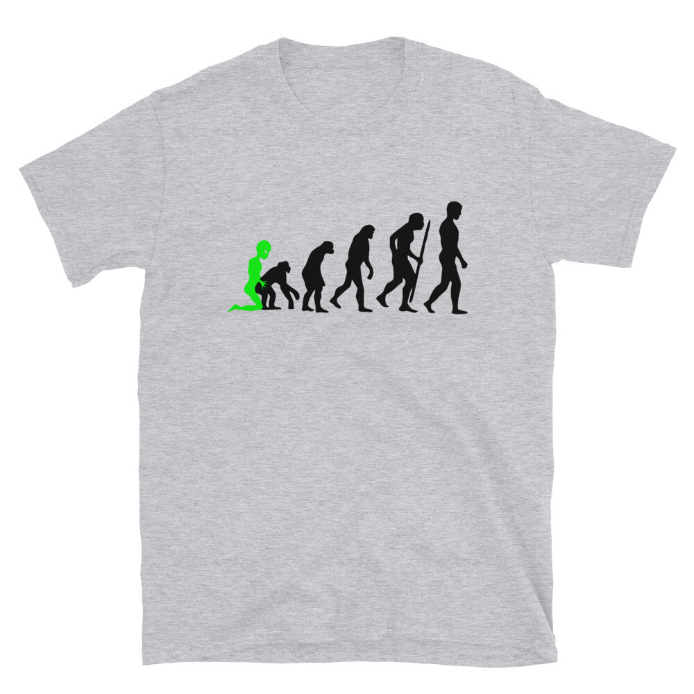Alien Evolution Short-Sleeve Unisex T-Shirt