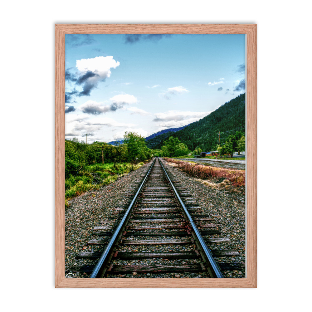 Grants Pass Tracks Framed Photo Print