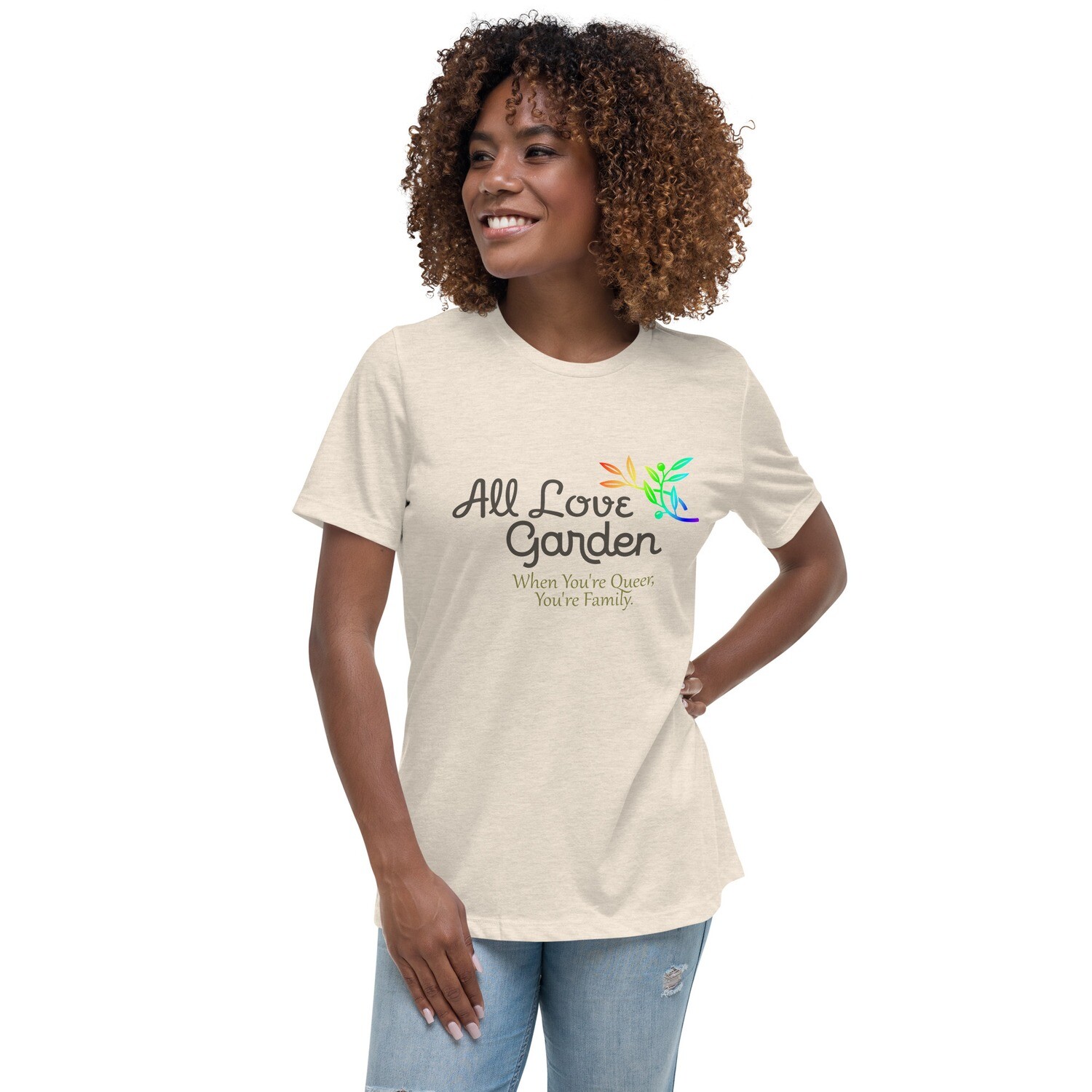 Feminine Cut All Love Garden T-Shirt