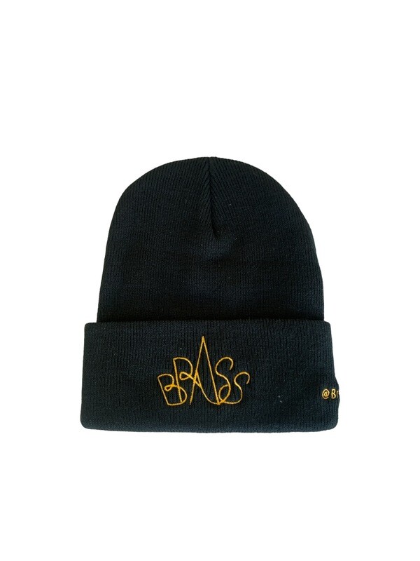 Brass Queens Beanie (Black)