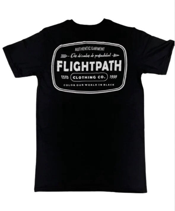 FLIGHTPATH - BRIGHTON TEE, BLACK
