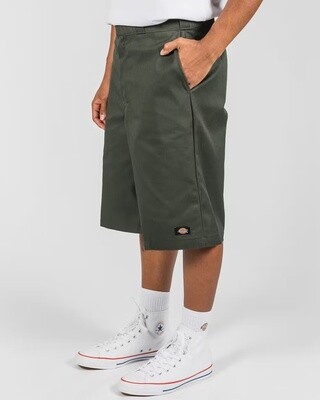 DICKIES - 13" LOOSE SHORTS, OLIVE