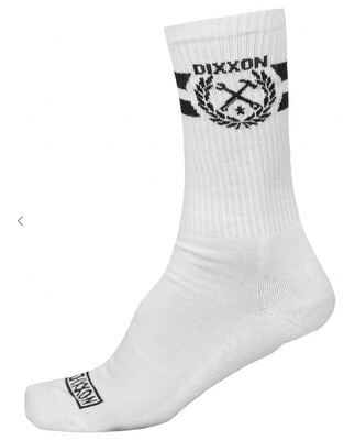 DIXXON - STAY HUMBLE SOCKS, WHITE