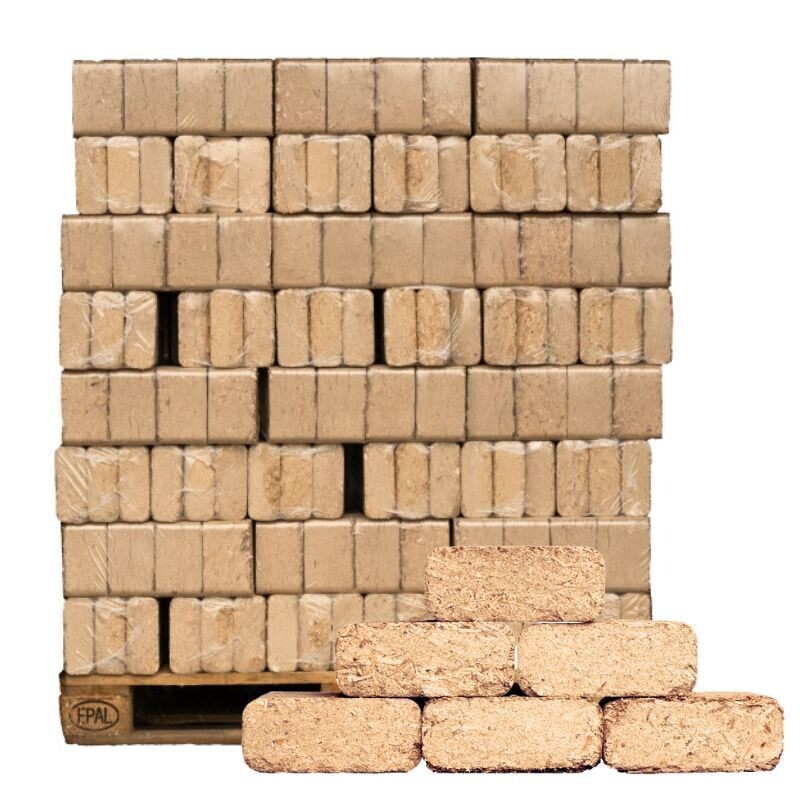 RUF Holzbriketts | 960 kg | Eiche/Buche Mischholz