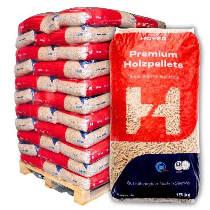 Hoyer Holzpellets | 990 kg | DIN und EN Plus A1