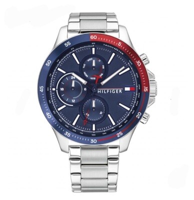 Tommy Hilfiger Mens Bank Chronograph Watch