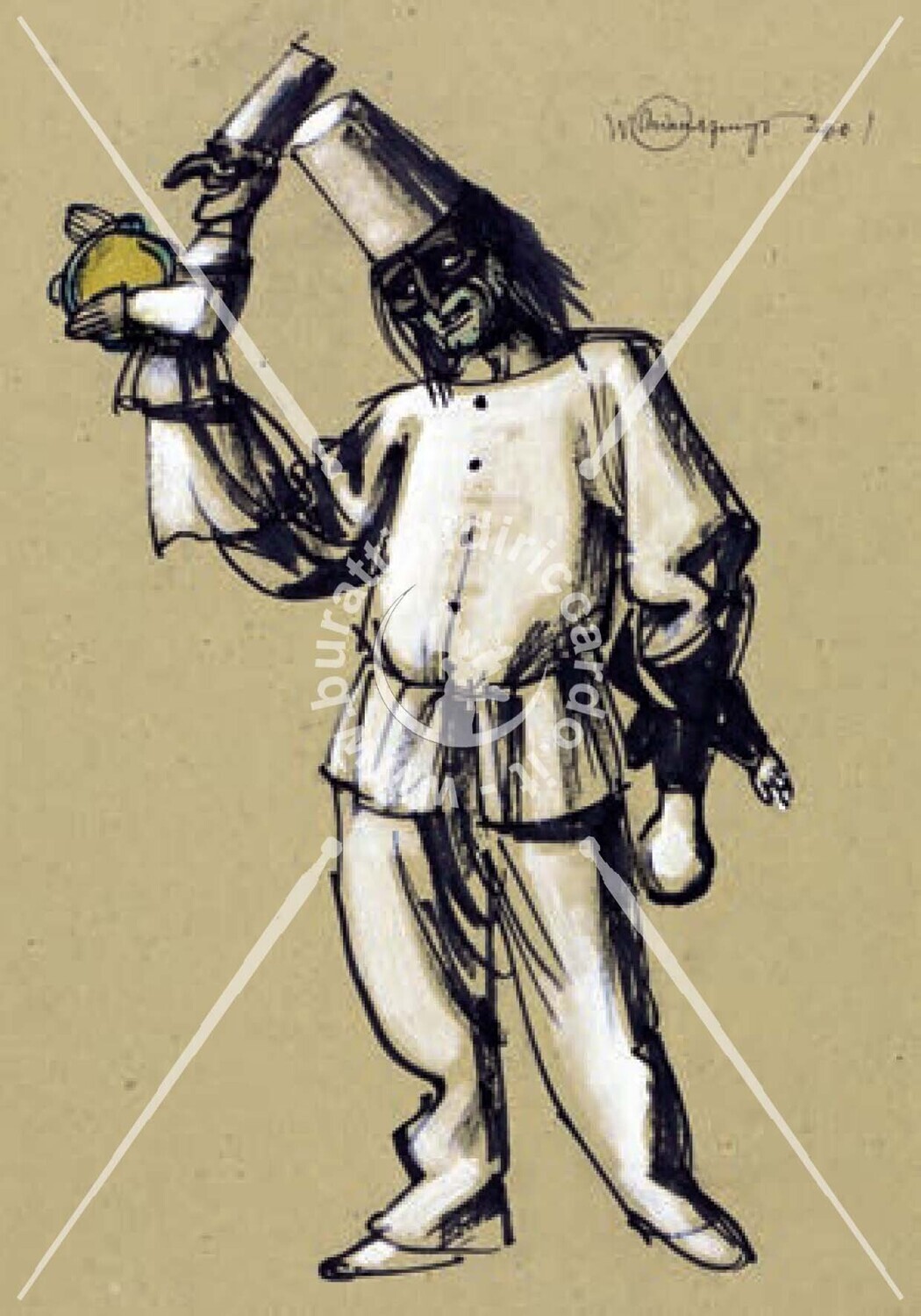 Pulcinella 'Le maschere di Wolfango'