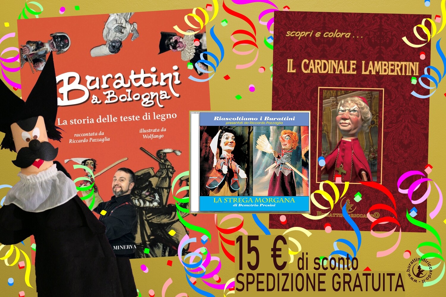 BAZZA DI CARNEVALE UTILIZZA LO SCONTO (solo per questa bazza la spedizione è gratuita)