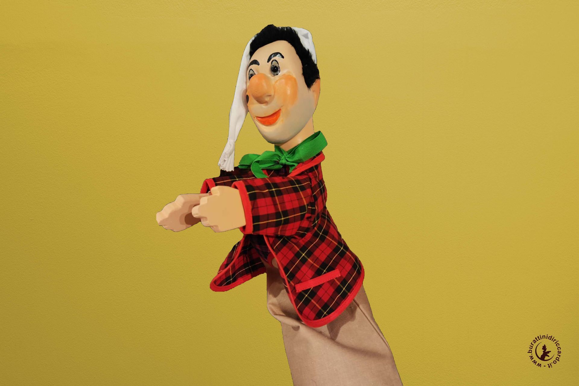 Fagiolino - burattino da collezione piccolo