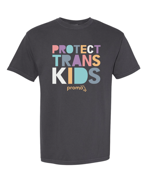 Protect Trans Kids – Comfort Colors® Graphite Tee