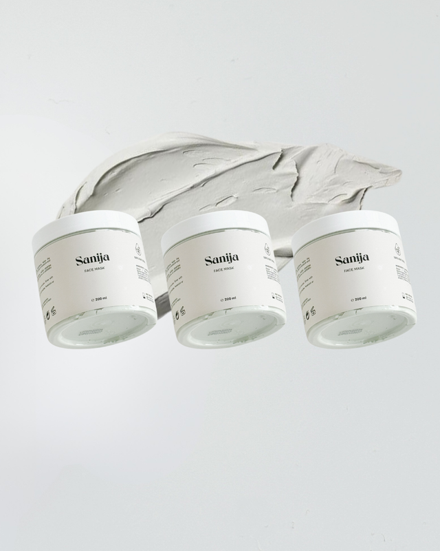 Set with 3 masks