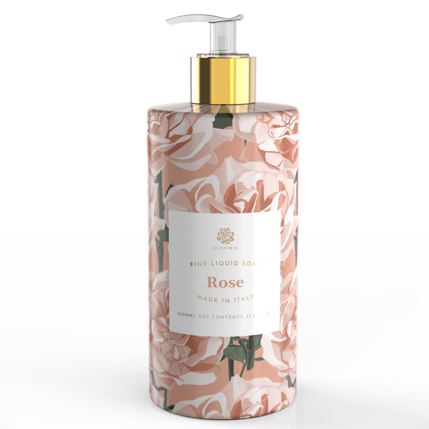 Savon liquide Fleurs 1000ml, Parfums: Rose