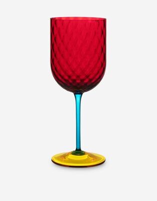 Verre à vin rouge en verre de Murano