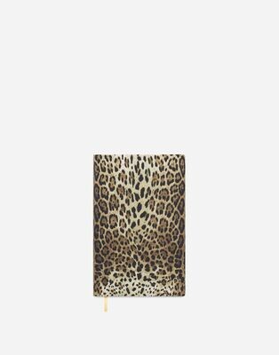 Leather lined notebook little size