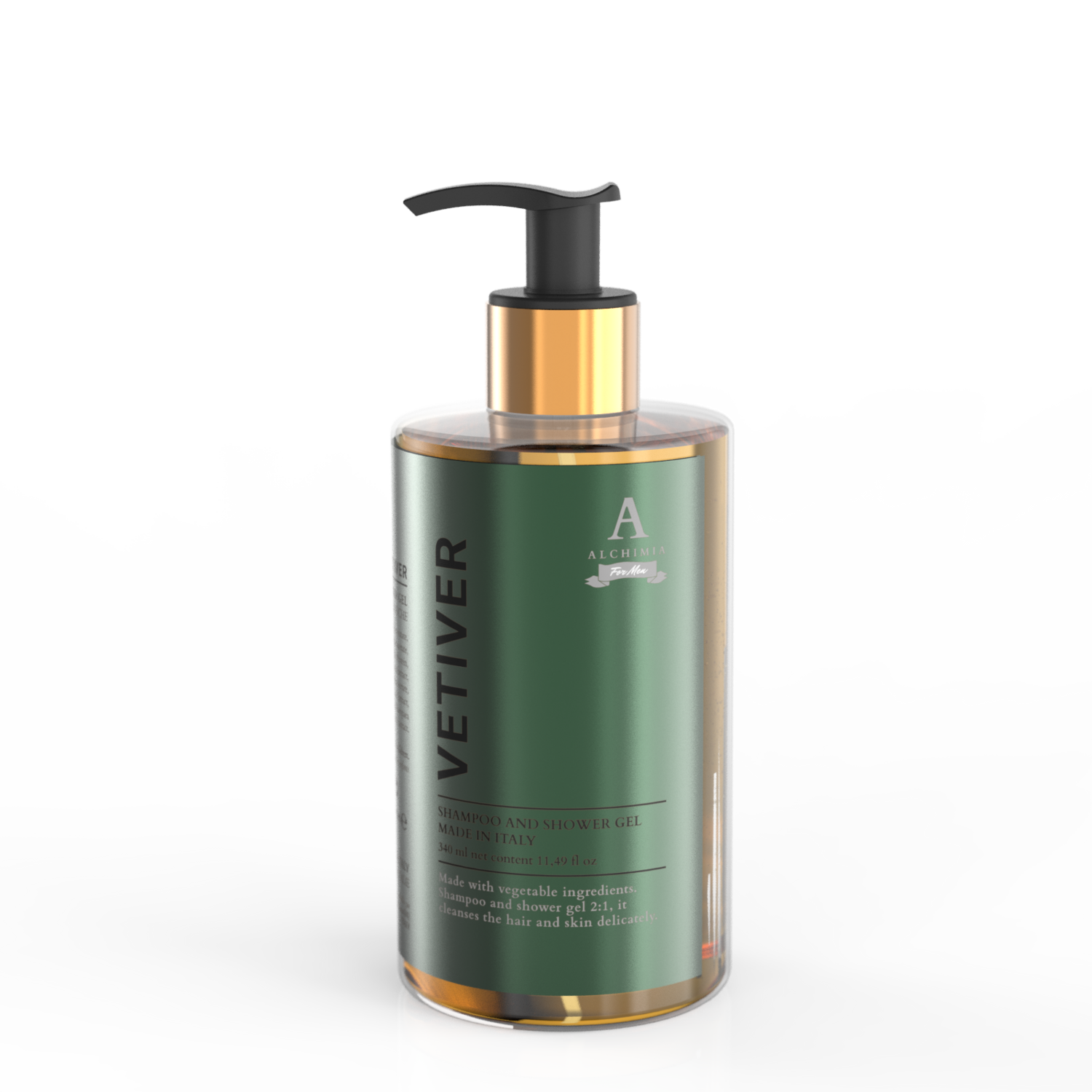 Shampooing & Douche 340ml - Pour Homme, Fragrances: Vetiver