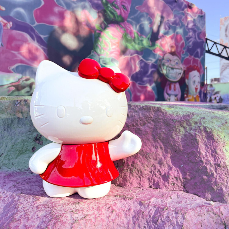 Hello Kitty dress white & red