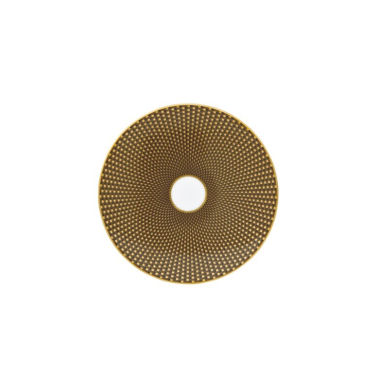Assiette plate motif n°1 - Trésor