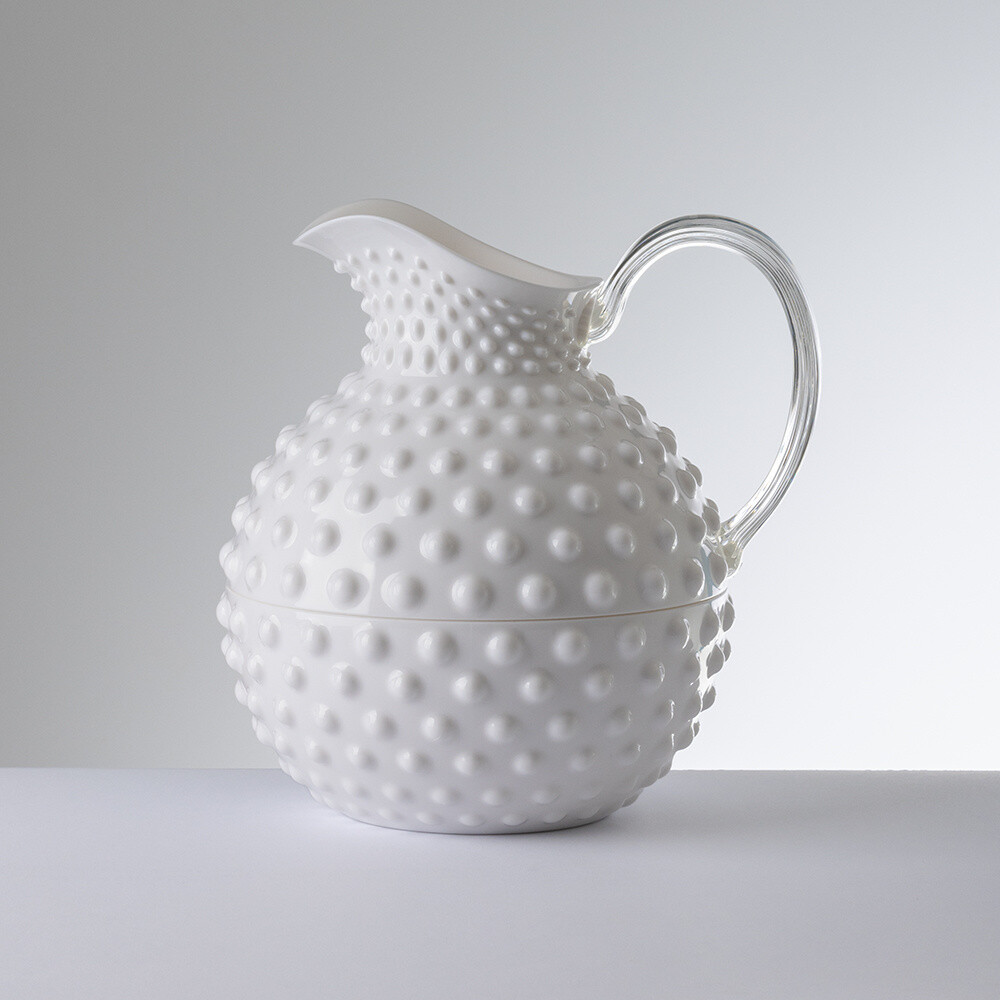 Carafe d'eau Gene Krupa, Couleurs: Blanc
