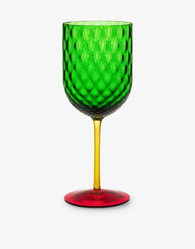 Verre à Vin Rouge en Verre de Murano