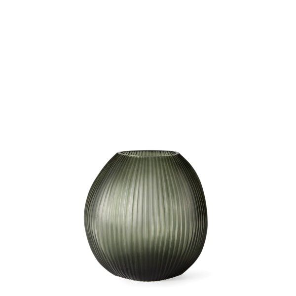 Vase nagaa M  gris acier clair