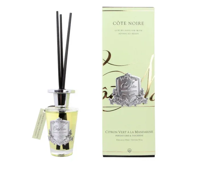 Diffuseur 150 ml Citron vert à la Mandarine - Argent Diffuseur 150 ml Citron vert à la Mandarine - Argent