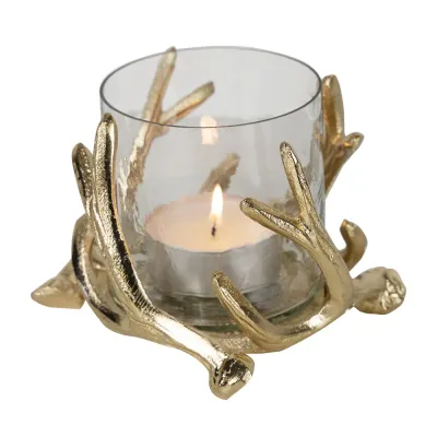 Champagne wood lantern