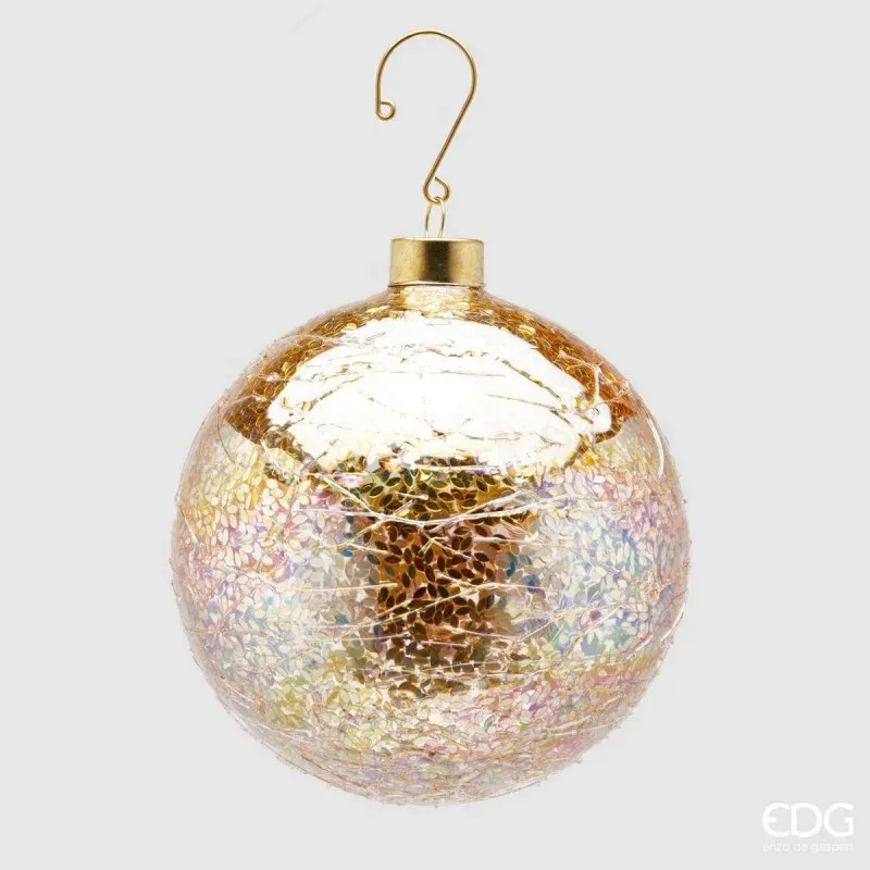 Boule de Noël doré