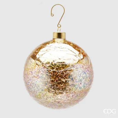 Boule de Noël doré